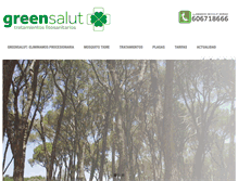 Tablet Screenshot of greensalut.com